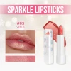 Atomic Kitten 6-color Star Glitter Moisturizing Cream Micro-gloss Lip gloss with long-lasting waterproof and smooth effect Item Picture